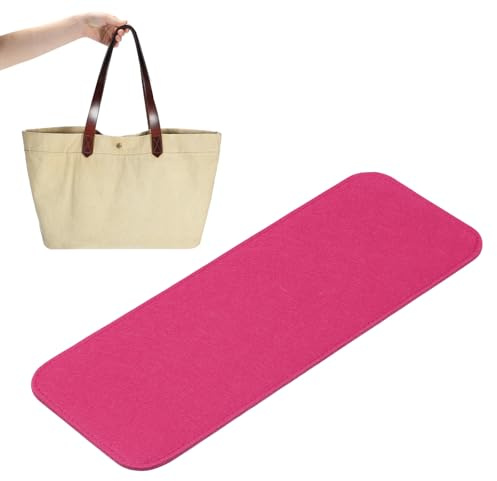 PATIKIL Formador De Base De Fieltro 14x5 Pulgadas, Insertar Tablero Forro De Bolso Formador De Fondo De Bolsa Esquina Arco para Bolsos De Mano Bolso Bandolera Mochila, Fuchsia