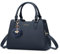 IGOLUMON Handtasche Damen Mittelgroß Tasche Leder Henkeltasche Damen-Henkeltaschen Tote Bag Handtaschen Taschen Schultertaschen Umhängetasche Schultertasche Damenhandtaschen Dunkelblau