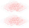 HAKIDZEL Kühlende Lippenpads 2 Stücke Wiederverwendbare Gel Lippenmaske Für Müde Lippen Heiß Kalt Kompressen Bequeme Lippenpflaster Für Zuhause Und Büro Tpu Material Rosa