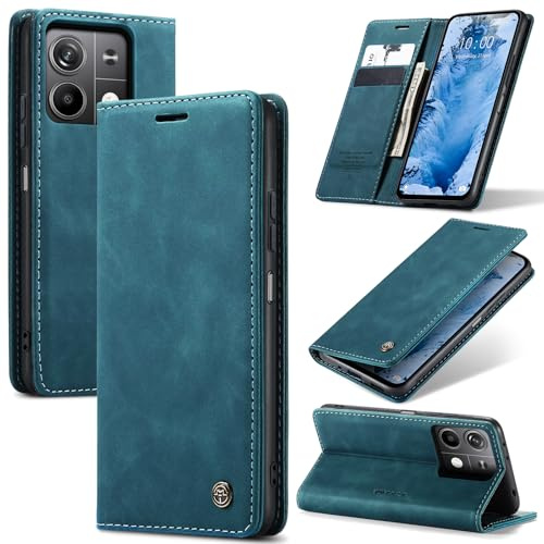 Samokor Fodral för Xiaomi Xiaomi Redmi Note 13 5G PU läderfodral Flip