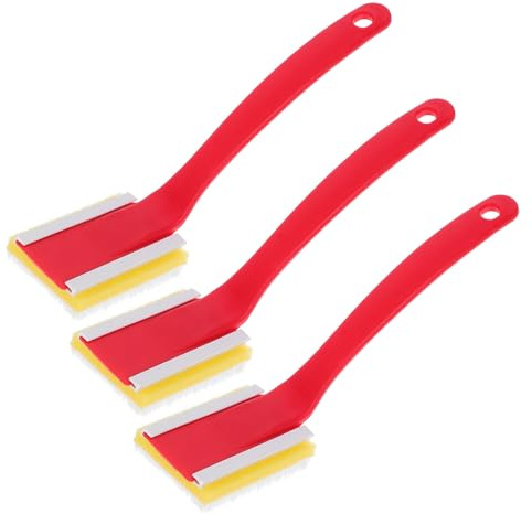Outanaya Pennelli per Rifinire la Pittura 3 Pezzi con Setole in Nylon Opppo Bordatore per Angoli con Manico in Plastica Strumento per Dipingere i Bordi delle Pareti per Pittura di Pareti e
