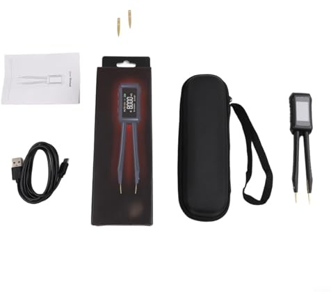 Medidor digital, probador inteligente de pinzas para componentes, mide la resistencia de capacitancia de inductancia, analizador de multifrecuencia con pantalla a color, tamaño de bolsillo (ZT-MD1+2