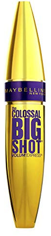 Maybelline New York Volum' Express The Colossal Big Shot Washable Mascara, Blackest Black, 0.33 fl. oz.