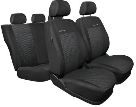 Mossa - Maßgeschneiderte Sitzbezüge Auto kompatibel mit Renault Clio IV Grandtour, Hatchback (2012-2019) - Autositzbezüge Schonbezüge für Autositze - E3