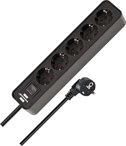 Brennenstuhl, Presa multipla Ecolor 5 prese nero