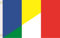 U24 Flagge Fahne Rumänien-Italien 90 x 150 cm