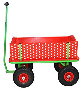 Beachtrekker Style Holzbollerwagen, Handwagen, Leiterwagen (Rotkäppchen)