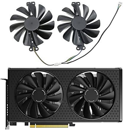 YOUMEINU 95MM FDC10U12S9-C RX6600 6600XT Graphics Card Fan Compatible For XFX Radeon RX 6600 XT Gaming Video Card Fan perfection