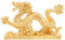 ABOOFAN Estatua De Dragón Dorado Feng Shui Zodiaco Chino Año del Dragón Figuras Coleccionables De Resina Dorada Dragón De La Riqueza De La Suerte para La Decoración De Su Hogar U Oficina
