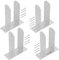 KOTARBAU® 4X Support De Poteau Carré | Pied Poteau 70 Mm TT | Support Poteau Bois en Acier Galvanisé | Support Poteau A Enfoncer