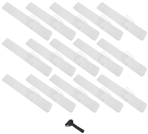 Amosfun 15pezzi Strisce Adesive Antiscivolo per Scale Vasche da Bagno e Superfici Piane Design Robusto per Prevenire Scivolamenti e Cadute in Sicurezza