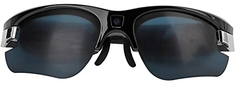 Bewinner Cámara 1080P 30FPS Gafas de Video HD, Grabación Full HD Gafas de Sol Inalámbricas Portátiles Inteligentes para Deportes Al Aire Libre Viajar Conducir