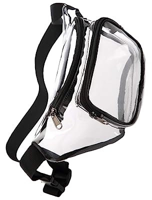 VALICLUD Brustbeutel Klein Transparente Lauftasche Klare Hüfttasche Brusttasche Gürteltasche Sportzubehör Brustbeutel Multifunktions-hüfttasche Tragbare Hüfttasche Sporttasche Fitness PVC Wasserdicht