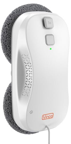 VINCO ROBOT LAVAVETRI GRISU 90 W CON BATTERIA PULIZIA CASA CON SENSORI