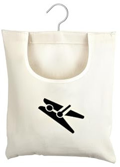 FDRJKN Storage Bag Pegs, Peg Bag, Peg Bags for Washing Line, Clothes Peg Bag, Clothes Pegs Bag, Reusable Peg Bags for Washing Line, Washable Laundry Peg Basket for Indoor/Outdoor Use