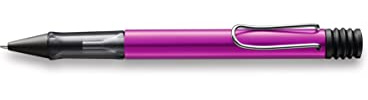LAMY 1232591 AL-star Kugelschreiber 299 – Kuli aus Aluminium in der Farbe Vibrant Pink mit ergonomischem Griff und transparentem Griffstück – Mit Großraummine – Strichbreite M