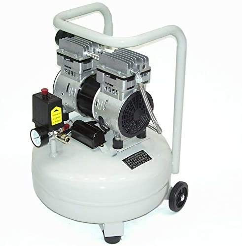 Compresor de aire comprimido silencioso 40292, compresor silencioso, 24 litros, sin aceite, AWZ