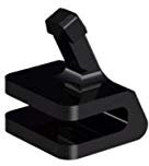 HARRY INDUSTRIES Binclips Repair clip/striker pin for Brabantia bin lid/Trash can lid (50/60L (36.5 Dia round lid with black lower rim))