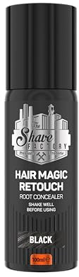 The Shave Factory Magic Retouch Spray 100 ml (paquete de 1, negro)