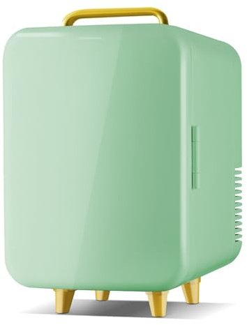 Mini frigorifero compatto per camera da letto, auto, ufficio, piccolo frigorifero con scomparti per bevande