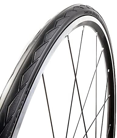 Tannus 100% Pannenschutz-Reifen 700x28c (28-622) Airless Tire Semi Slick | Solider Rennradreifen Road, Farbe Midnight (Schwarz), Härte Hard