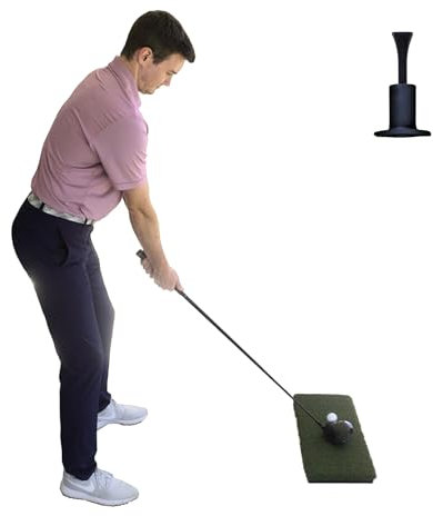 The Original Country Club Elite® by Real Feel Golf Mats® 10”X24” Hitting Strip | Heavy Duty Commercial Practice Mat | Accepts A Real Tee | Swing Down and Through | Indoor/Outdoor