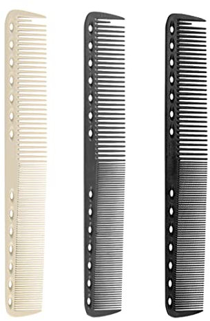 NIANOPKM Professionelle Haarkamm,3 Carbon Kamm Antistatisch,Herren Damen Friseur Styling Kamm für Mit Verschiedenen Arten Von Haaren Haarkamm