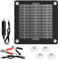 Mainteneur de Batterie de Voiture 10W 12V, Chargeur de Batterie Solaire, Chargeur d'entretien Solaire Portable pour Automobile, Moto, Bateau, Voiture