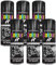 PNJB Paint Spray Can 250ml 'Black Gloss' General Purpose, Fast Dry Excellent Coverage Adhesion, Spray Paint For Metal, Plastic, Wood, Stone, Gloss Finish (Pack of 6)