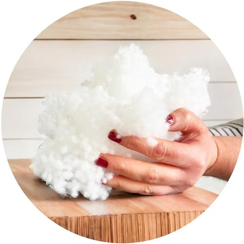 Roban Fashion Füllwatte 3kg füllmaterial bastelwatte stopfwatte waschbar silikonisierte Kissenfüllung Kissenbezüge aus 100% Polyester