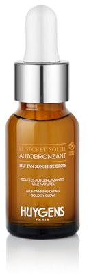 Autobronzant - Visage Effet Bonne Mine & Bronzé - HUYGENS - Hâle naturel - BIO - 15ml
