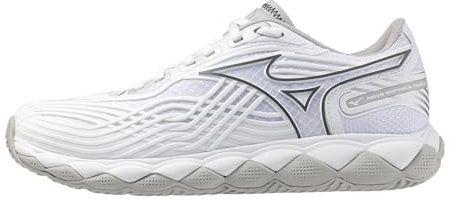 Mizuno Women's Wave Enforce Tour 2 Ac Tennis Shoe All Court, White-silver, 7 UK