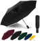 HEXSOLID Regenschirm Sturmfest Automatik Regenschirm Groß mit 8 Rippen 106 cm/117cm Reise Windsicher Schirm Wasserdicht Umbrella Faltbar Kompakte Taschenschirm für Herren und Damen