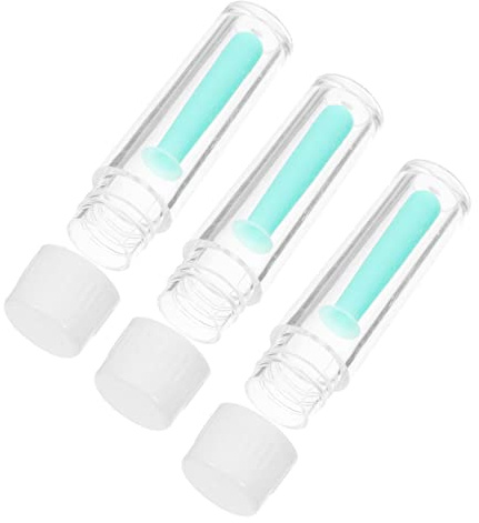 WRITWAA 3 Pezzi Bastoncini per Lenti a Contatto in Silicone Riutilizzabili, Leggeri e Facili da Trasportare, per Viaggi e Uso Quotidiano Igienico