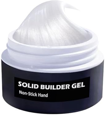 Shaersu Gel de construcción para las uñas | Barniz de gel sólido – Solución espesante para salón de uñas, uso diario, boda, fiesta, decoración