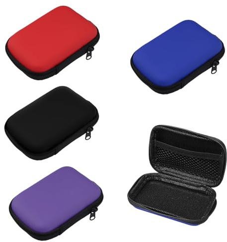 4 Pcs Playing Card Case,Layered Sorting Card Storage Pocket,11.5×8×4cm Size