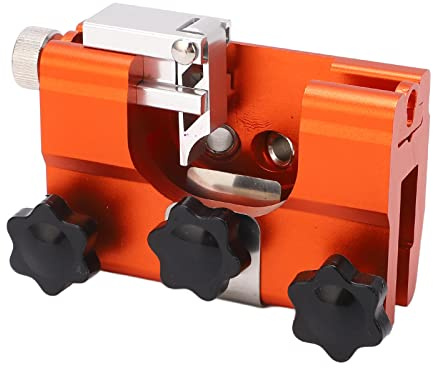 Generic Amoladora de Cadena Manual para Motosierra, Afilador de Cadena de Manivela con Trinquete, Fácil Operación, Material de Aleación de Acero Inoxidable