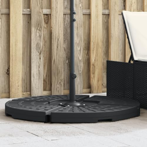 Frdhee Support de parasol - Poids pour pied de parasol avec poignée - 20 kg - Pour parasols déportés et meubles de jardin