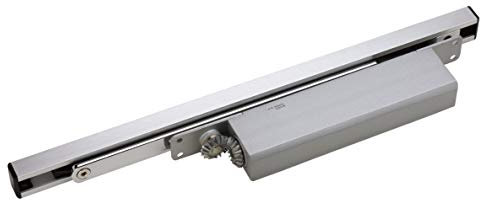 NHN495S Concealed Door Closer, Non-Handed, Heavy-Duty, Up to 220lbs. Doors, Dual Speed Control, Invisible Door Closer