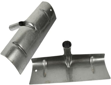 OFFSCH 2piezas Pala Para Limpieza De Pala De Hierro Fácil De Limpiar Adecuada Para Ovejas Vacas Cerdos Cabras Pollos y Otras Aves De Corral