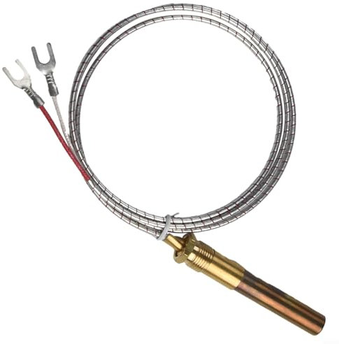 Zeroupshop Termopila, Termopar Estufa de Gas Termopar Chimenea Kit de Sustitución, Generador Hermopile Licuado Petróleo