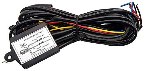 HugeAuto Auto DRL Tagfahrlicht Dim Dimmer Dimmrelais Steuerschalter Kabelbaum