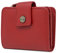 Timberland Damen Leather Small Indexer Wallet Billfold Kleine RFID-Geldbörse aus Leder, Rot/Ausflug, einfarbig (Getaway Solids)