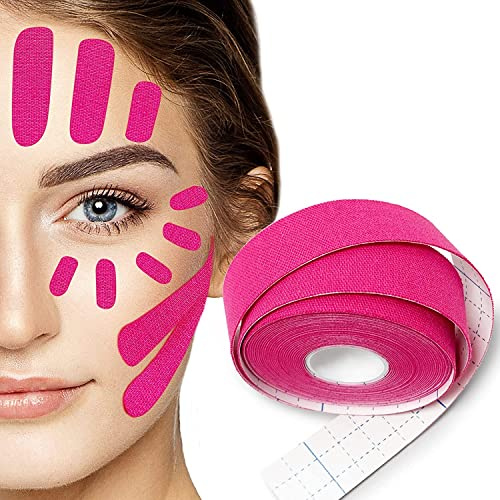 Wrinkles Schminkles - SFUCHIN - Cinta facial multifuncional - Antiarrugas - Parche de arrugas - Almohadillas de elevación - Parches faciales para frente, pliegues de ira, líneas nasales - 2,5 cm x 500