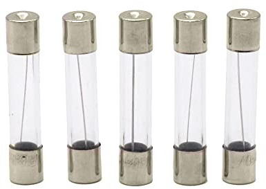 Movilideas - 5 pezzi di fusibile in vetro da 6 x 30 mm 3 A. - 3 ampere
