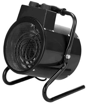 ABRILA - Termoventilador Industrial Zenon 3000W Negro | Diseño Resistente y Función Versátil | Calor y Seguridad Confiable