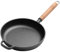 Hengrongshen Sarten Hierro Fundido, 27cm Cast Iron Skillet Antiadherente Natural & Sin Recubrimiento Químico, Frigideira Ferro Fundido de Alta Pureza, Apta para Inducción, Eléctrico y Gas