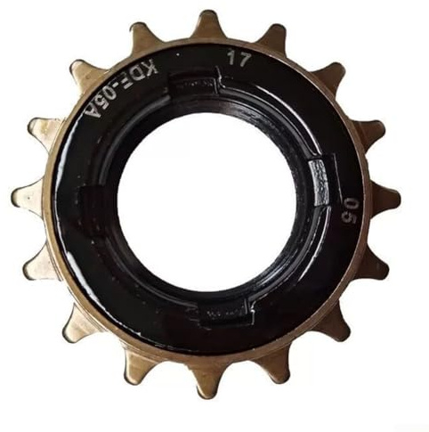 Rueda libre de engranaje fijo de bicicleta de una sola velocidad 16T 18T reemplazo de piñón hecho de aleación para un rendimiento fiable y compatibilidad de ciclismo (volante de inercia de 16 dientes)