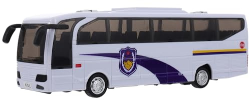 PHENOFICE Autobús Escolar de Juguete Grande de Inercia, Color Claro, Vehículo Educativo Sonido y Luz, Juguete Seguro sin Piezas Pequeñas para Interior y Exterior, Adecuado