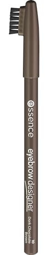 essence cosmetics eyebrow DESIGNER, Eye Pencil, Augenbrauenstift, Nr. 10 dark chocolate brown, braun, definierend, natürlich, vegan, Mikroplastik Partikel frei, Nanopartikel frei (1g)